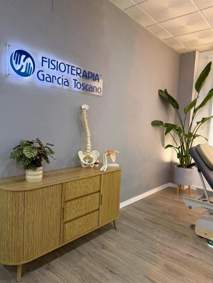 Recepción de la clínica Fisioterapia García Toscano